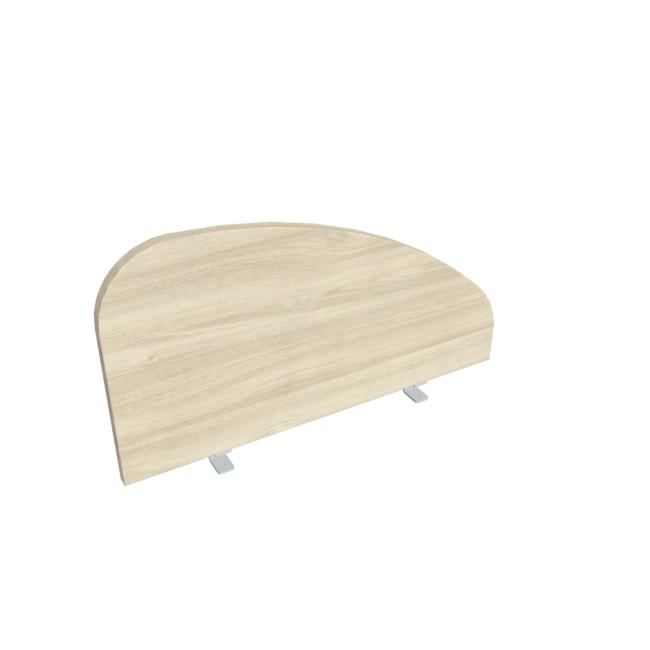[ON075010] Hobis Tischrand-Paravent, rund, 80 cm, Akazie