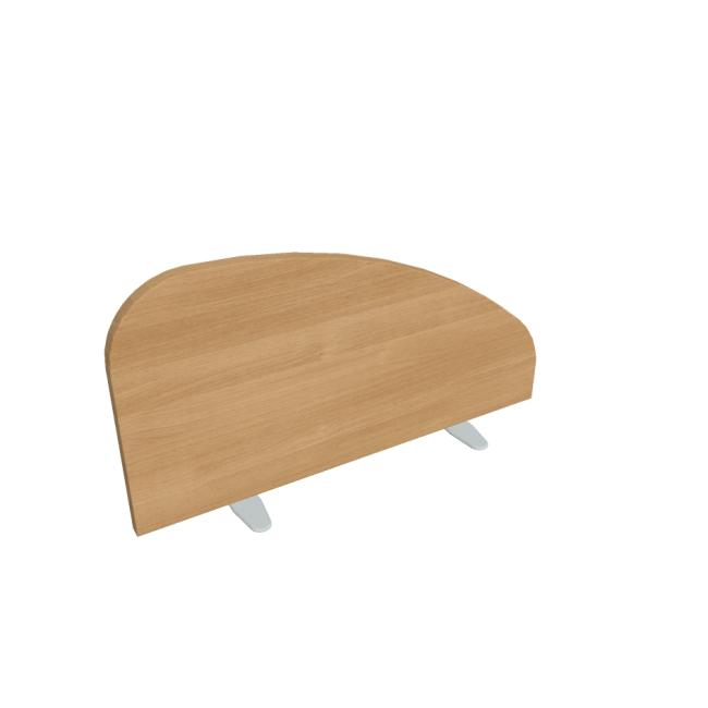 [ON075040] Hobis Tischrandabdeckung, rund, 80 cm, Eiche
