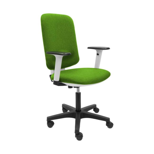 Bürostuhl EVA grün (Bombay 38) + Armlehnen P65