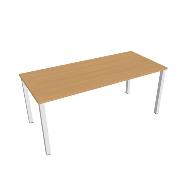 [ON118124] Besprechungstisch Uni, 180x75,5x80 cm, Buche/Weiß