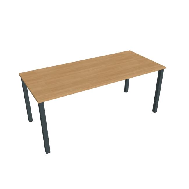 [ON118142] Besprechungstisch Uni, 180x75,5x80 cm, Eiche/Schwarz
