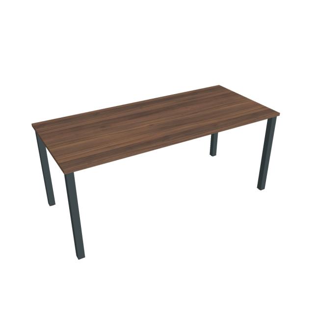 [ON118172] Konferenztisch Uni, 180 x 75,5 x 80 cm, Walnuss/Schwarz