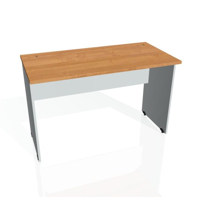 Tor-Schreibtisch, 120 x 75,5 x 60 cm, Erle/Grau