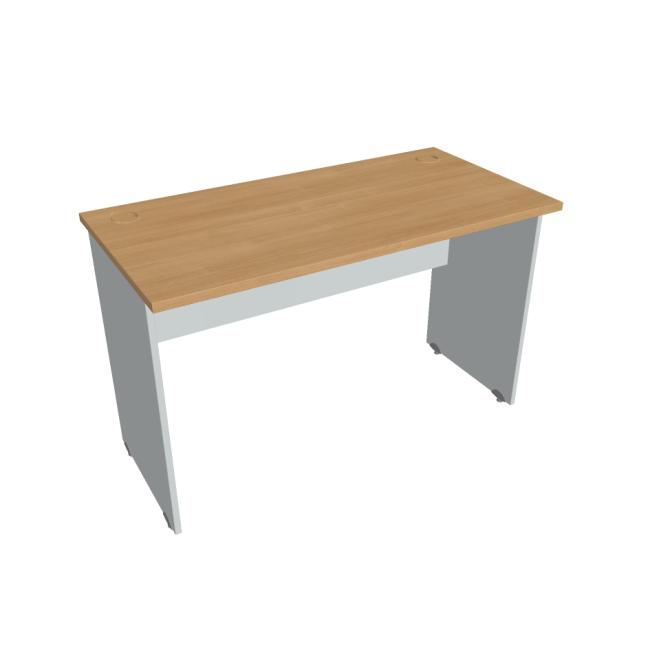 [ON120048] Schreibtisch mit Torfunktion, 120 x 75,5 x 60 cm, Eiche/Grau