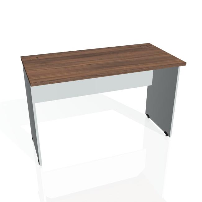 [ON120078] Schreibtisch mit Torfunktion, 120 x 75,5 x 60 cm, Walnuss/Grau