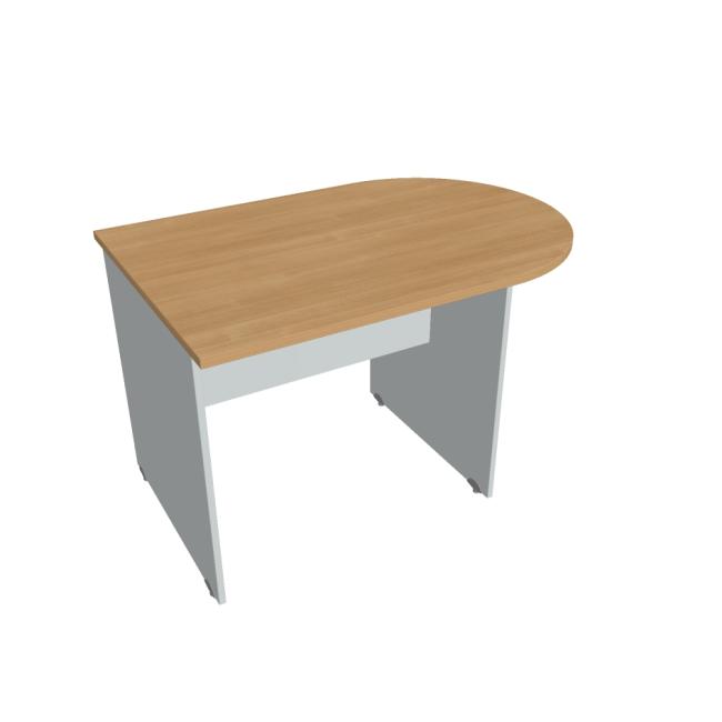 [ON120148] Beistelltisch „Tor“, 120 x 75,5 x 80 cm, Eiche/Grau