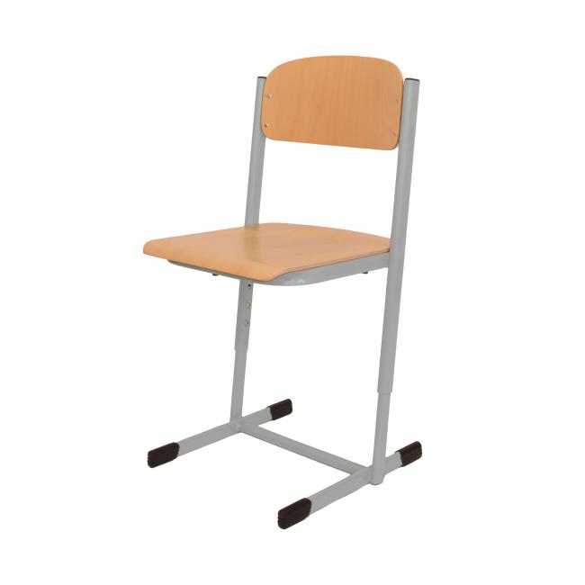 [AB300021] Höhenverstellbarer Schülerstuhl, Größe 3-5, grau