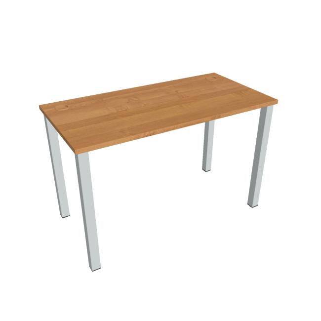 Schreibtisch Uni, 120x75,5x60 cm, Erle/Grau