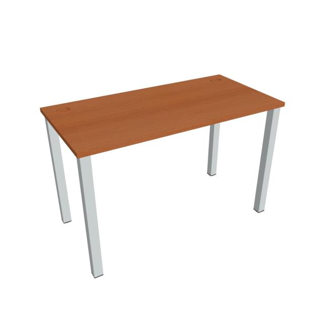 Schreibtisch Uni, 120x75,5x60 cm, Kirsche/Grau