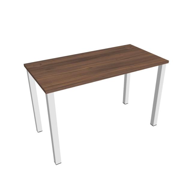 [ON120273] Schreibtisch Uni, 120 x 75,5 x 60 cm, Nussbaum/Weiß