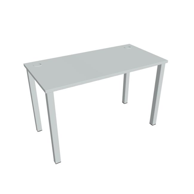 Schreibtisch Uni, 120x75,5x60 cm, grau/grau