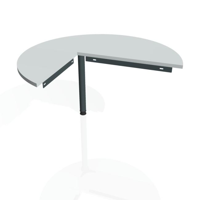 [ON120289] Beistelltisch für das Tor, rechts, 120 x 75,5 cm, grau/metall