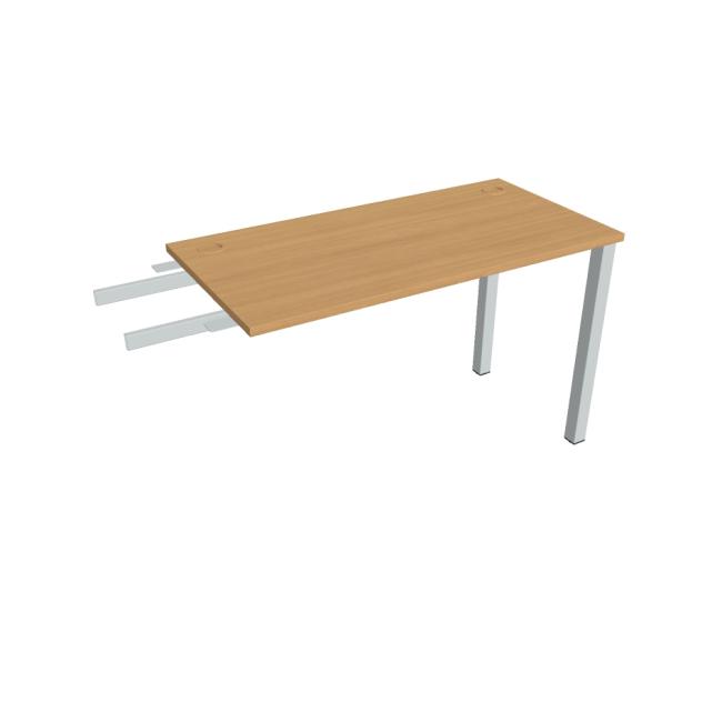 Uni-Schreibtisch, Maschendrahtgestell, 120 x 75,5 x 60 cm, Buche/Grau