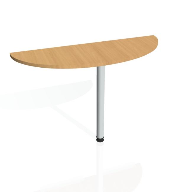 Beistelltisch für Toranlage, 120 x 75,5 x 40 cm, Buche/Metall