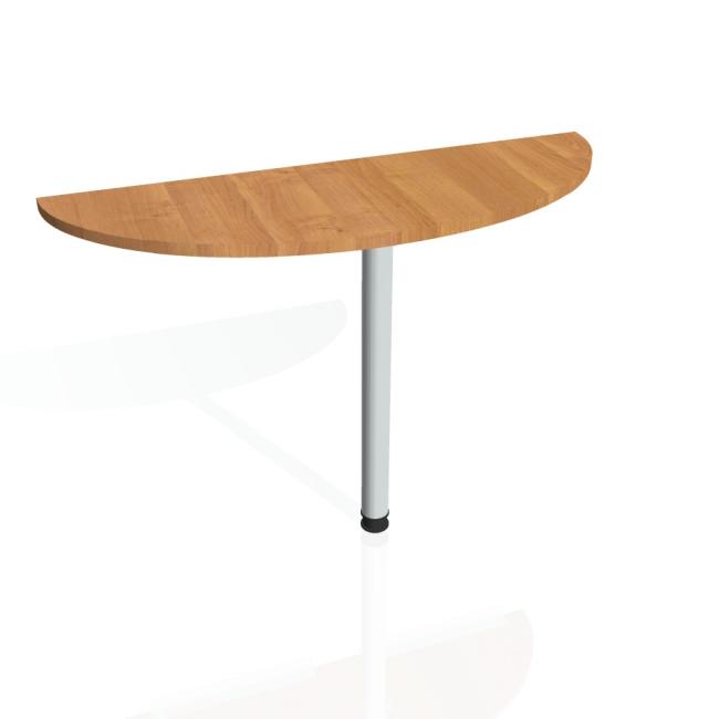 Beistelltisch für Toranlage, 120 x 75,5 x 40 cm, Erle/Metall