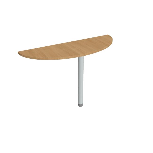 [ON120349] Beistelltisch „Tor“, 120 x 75,5 x 40 cm, Eiche/Metall