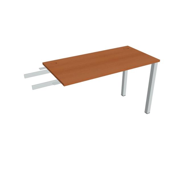 Uni-Schreibtisch, Kettengeflecht, 120 x 75,5 x 60 cm, Kirsche/Grau