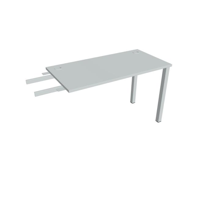 Uni-Schreibtisch, Maschendrahtgestell, 120 x 75,5 x 60 cm, grau/grau