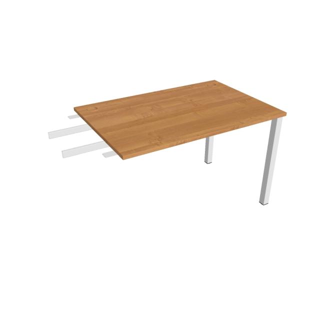 [ON120533] Uni-Schreibtisch, Maschendrahtgestell, 120 x 75,5 x 80 cm, Erle/Weiß