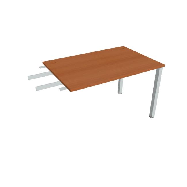 Uni-Schreibtisch, Maschendrahtgestell, 120 x 75,5 x 80 cm, Kirsche/Grau