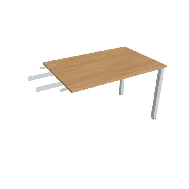 [ON120563] Uni-Schreibtisch, Maschendrahtgestell, 120 x 75,5 x 80 cm, Eiche/Grau