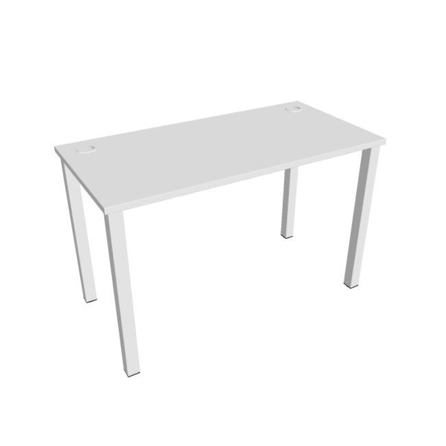 [ON120793] Schreibtisch Uni, 120 x 75,5 x 60 cm, weiß/weiß