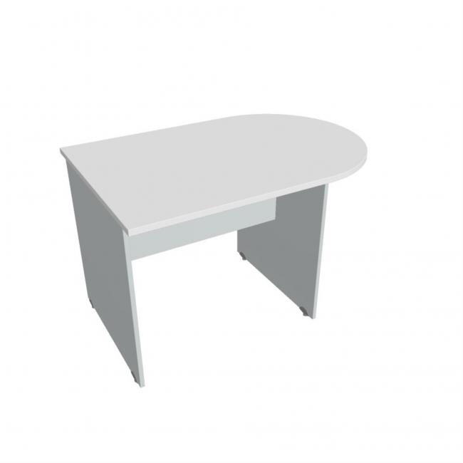 [ON120798] Beistelltisch mit Tormotiv, 120 x 75,5 x 80 cm, weiß/grau