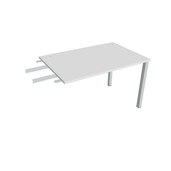 [ON120892] Uni-Schreibtisch, Maschendrahtgestell, 120 x 75,5 x 80 cm, weiß/grau
