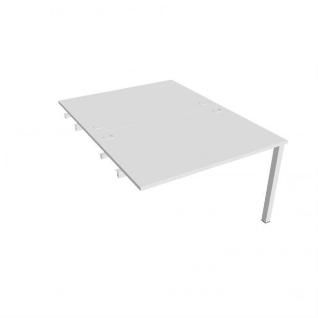 [ON120993] Uni-Werkbank für Längsverkettung, 120 x 75,5 x 160 cm, weiß/weiß