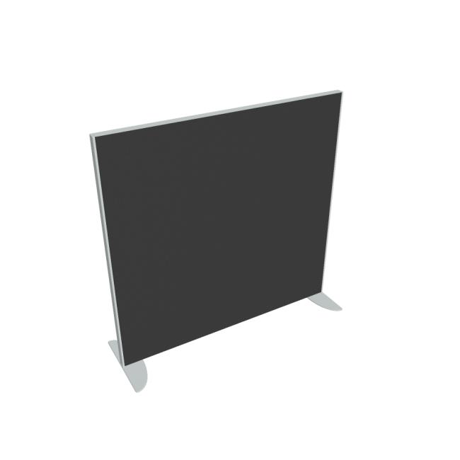 Akustische Trennwand, 120 x 118 cm, anthrazit