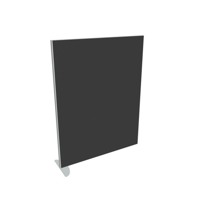 Akustische Trennwand, 120 x 156,5 cm, anthrazit