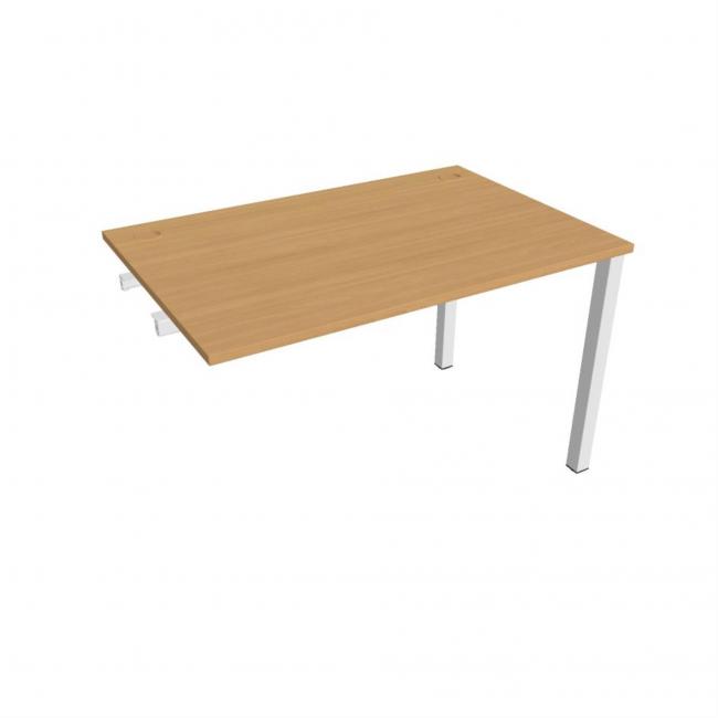 [ON121523] Uni-Werkbank für Längsverkettung, 120 x 75,5 x 80 cm, Buche/Weiß