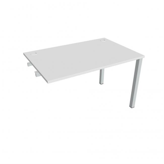 Uni-Werkbank für Längsverkettung, 120x75,5x80 cm, weiß/grau