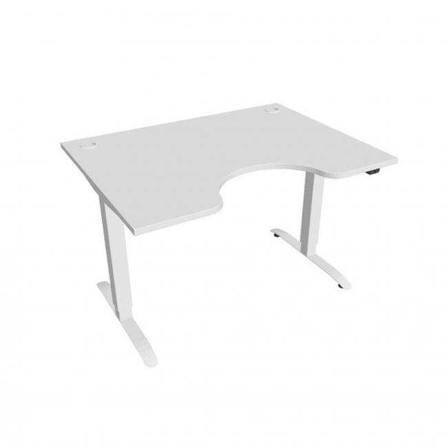 [ON123093] Motion Ergo Schreibtisch, ZO, 2S, 120x70,5-120,5x90 cm, weiß/weiß