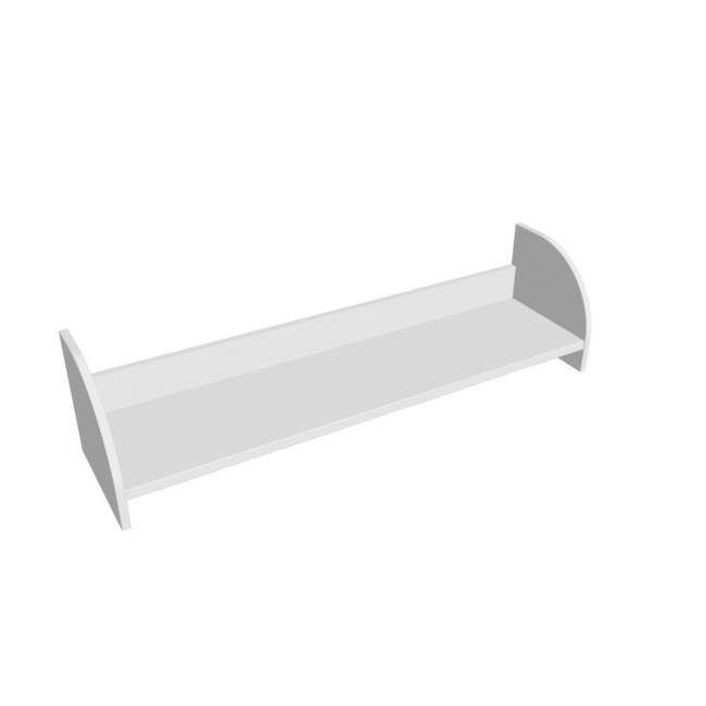 [ON123909] Hobis Wandregal, 120 cm, weiß