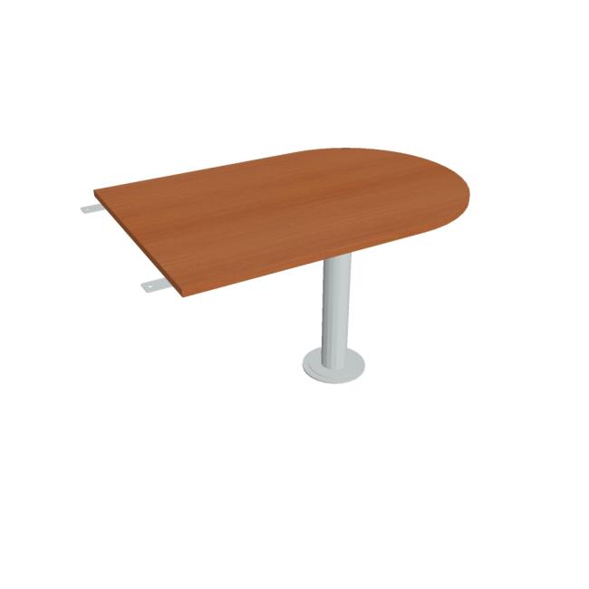 [ON124959] Beistelltisch Cross, 120 x 75,5 x 80 cm, Kirsche/Metall
