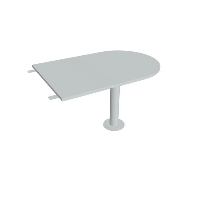 [ON124989] Beistelltisch Cross, 120 x 75,5 x 80 cm, grau/metall