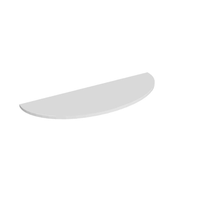 [ON124990] Beistelltisch Cross, 120 x 75,5 x 40 cm, weiß