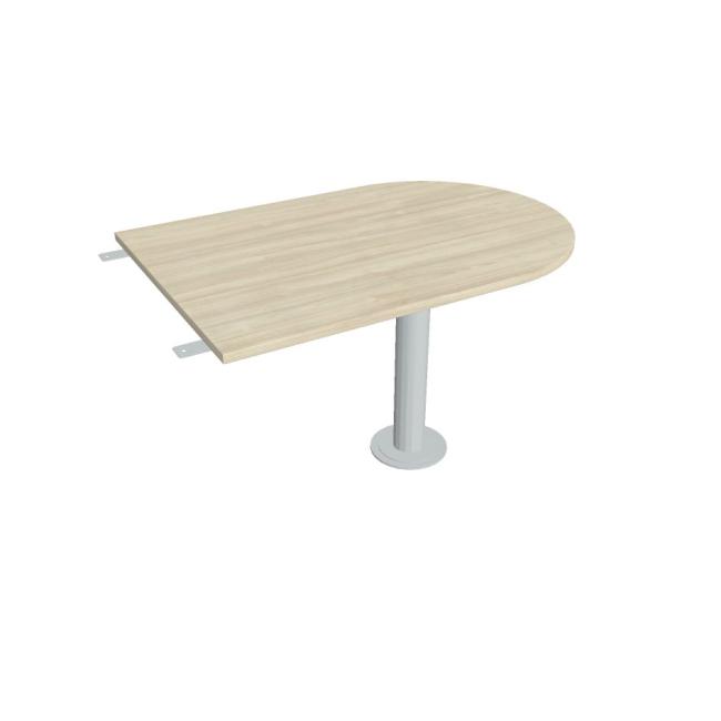 Flex Beistelltisch, 120 x 75,5 x 80 cm, Akazie/Metall