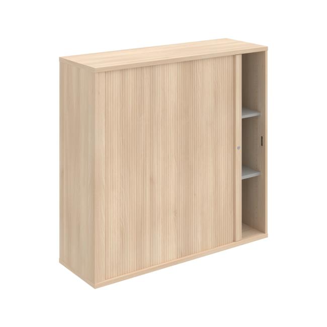 [ON125711] Stabiles L-förmiges Regal, 120 x 115,2 x 40 cm, Akazie/Akazie