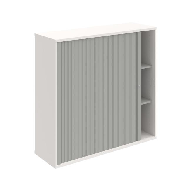 Regalsystem Strong L, 120 x 115,2 x 40 cm, grau/weiß