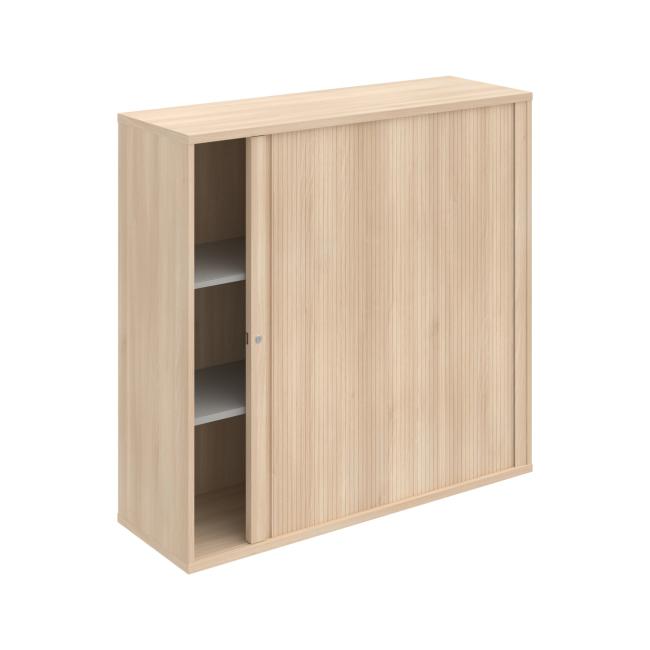 [ON125811] Stabiles P-Regalsystem, 120 x 115,2 x 40 cm, Akazie/Akazie