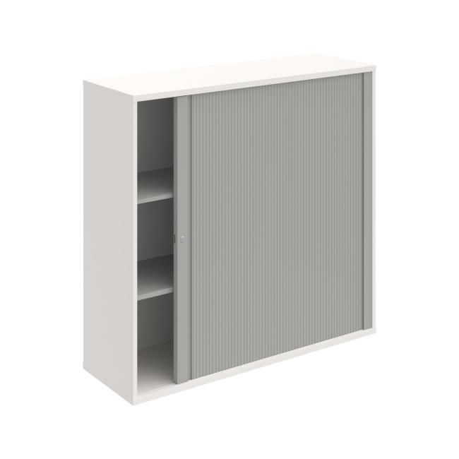 Regalsystem Strong P, 120 x 115,2 x 40 cm, grau/weiß