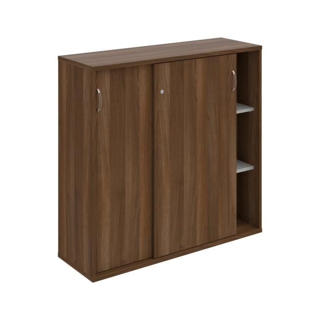 Stabiles Regal, 120 x 115,2 x 40 cm, Nussbaum/Nussbaum