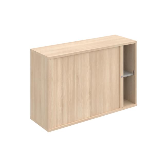 [ON126011] Stabiles L-förmiges Regal, 120 x 76,8 x 40 cm, Akazie/Akazie