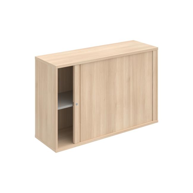 Stabiles PL-Regalsystem, 120 x 76,8 x 40 cm, Akazie/Akazie