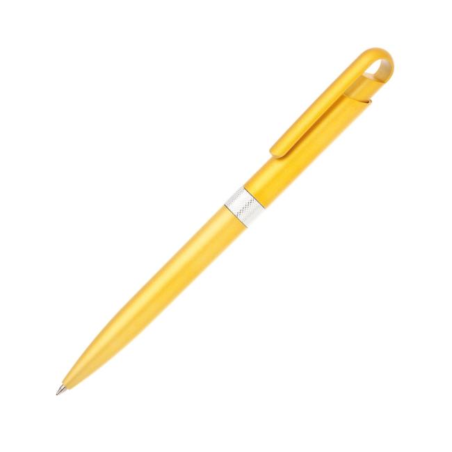Kugelschreiber aus Kunststoff, FIROL, metallisch gelb