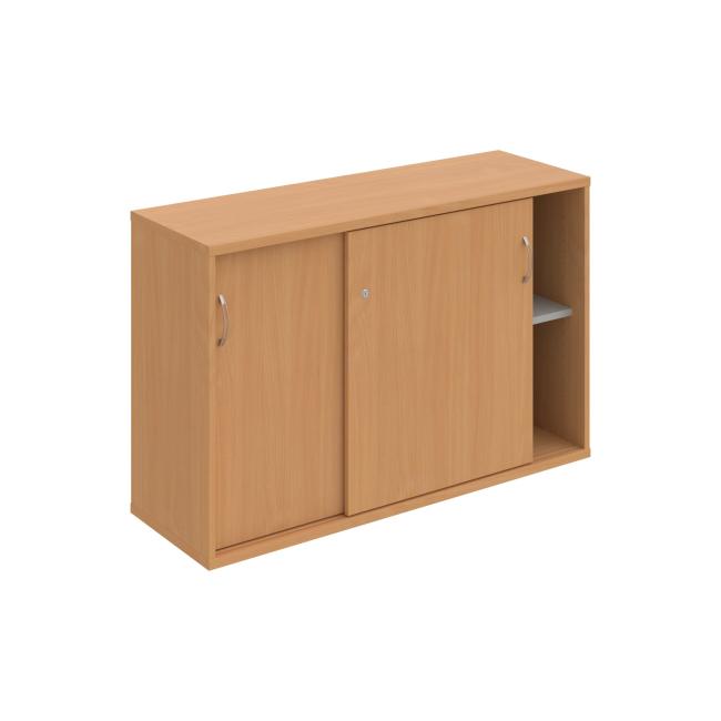 Stabiles Regal, 120 x 76,8 x 40 cm, Buche/Buche