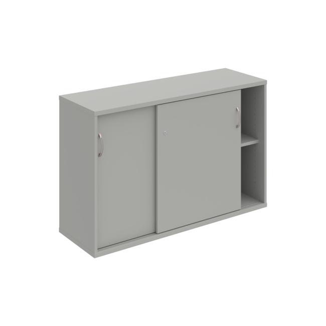 Stabiles Regal, 120 x 76,8 x 40 cm, grau/grau