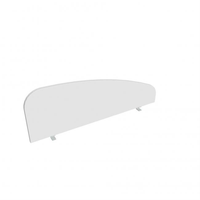 [ON127490] Hobis Tischrand-Paravent, rund, 120 cm, weiß